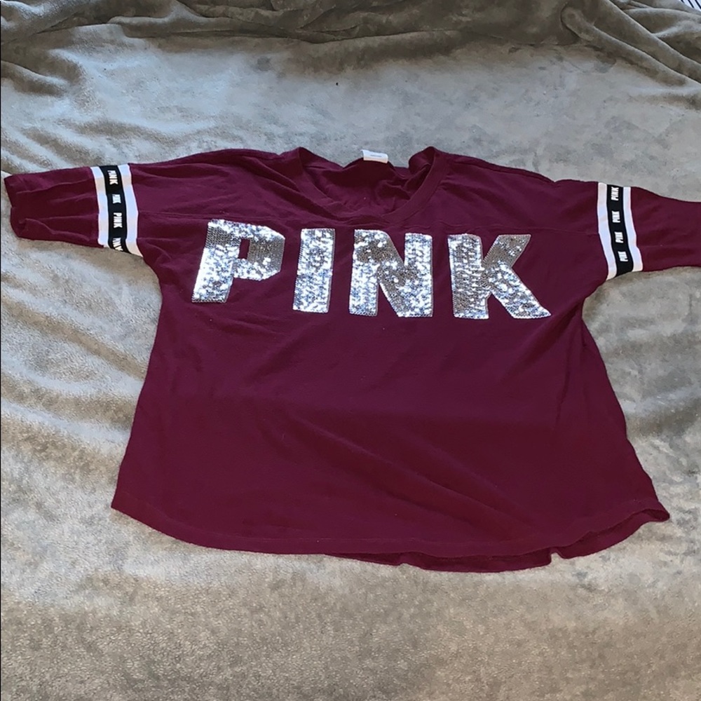 PINK Bling Short Sleeve Tee